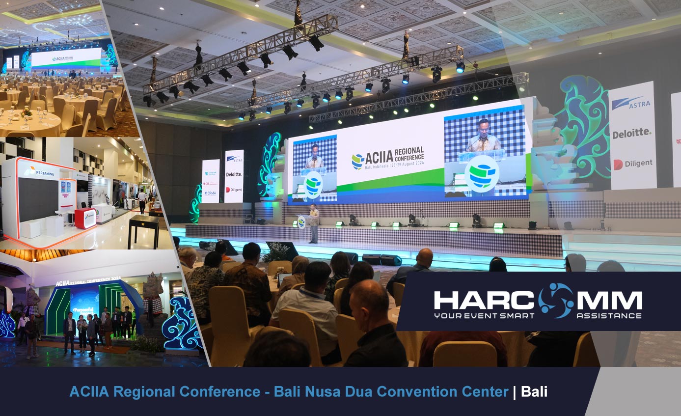 ACIIA Regional Conference at Bali Nusa Dua Convention Center – corporate event setup